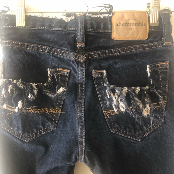 Abercrombie Kids Custom Made Distressed Denim Jean - Picture 4 of 8